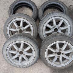 【値下げ致しました!】夏タイヤホイールタイヤ付き　165/55/14 
