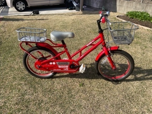 【室内保管】補助輪あり　16インチ　子ども用自転車