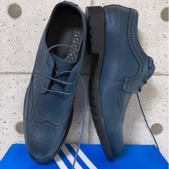 青い革靴②【新品】