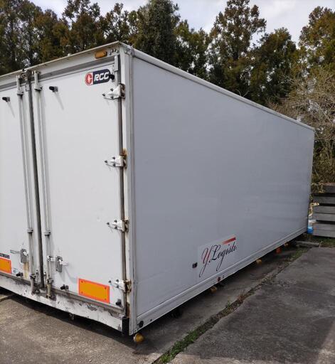 香取市山之辺】No.M-39 横扉付き 保冷コンテナ 長さ約580cm×幅227cm×高