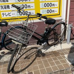 電動アシスト自転車　No.106　バッテリー充電器鍵有り　Pan...