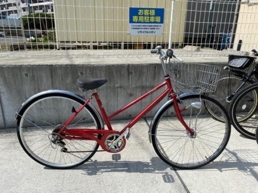 6段変速 27インチ 中古 自転車 学生 買取 シティサイクル 通勤 通学