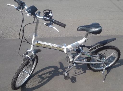 美品✨ 20インチ   折り畳み 中古 自転車 15800円 6段切替 ライト付 安心の新規防犯登録料込み 200