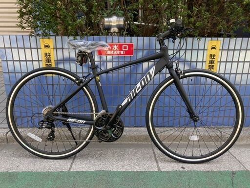 ★ジモティー特価・国内最安★　クロスバイク　サカモトテクノ　エアーオンⅡ　430mm　艶消しブラック