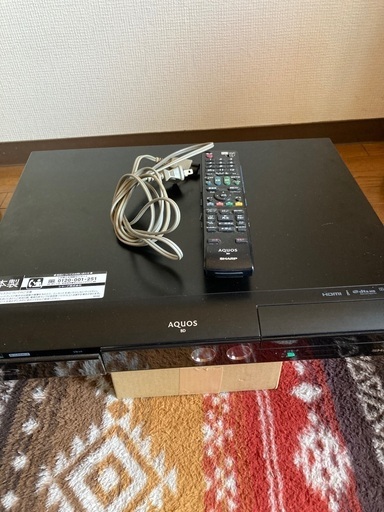 AQUOS Blu-rayディスクプレイヤー