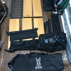 ★中古品★DOD ソトデーチューボー2 TB6-652-BG キッチンテーブル　アウトドア