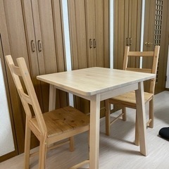 【終了】IKEA 2人用ダイニングテーブル