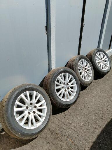 215/60R15.トヨタ純正夏タイヤホイール付 allrisk.com.pe