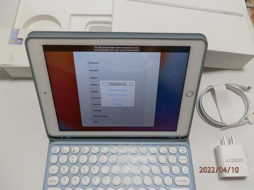 iPad第6世代　128GB　cellular　SIMフリー　9,7インチ　シルバー