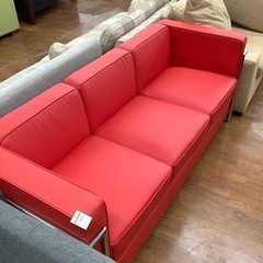 3人掛けソファ LC2リプロダクトレッド