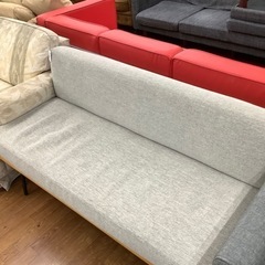 2掛けベンチソファ UNICO FUNEAT グレー