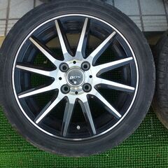 アルミホイール＋タイヤ　165/55R15　４本セット 2019年12月購入品