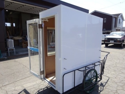 リアカー　リヤカー　用のモバイルハウス！リヤカー含　移動販売、無人販売所などに！ 石川県のリヤカーの中古が安い！激安で譲ります・無料であげます