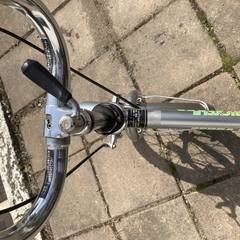 レア自転車 ゼブラ 折り畳み自転車 ほぼ新品 札幌市内配達相談可