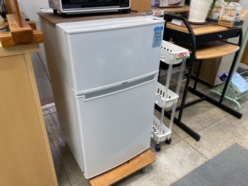 Haier 2018年製 2ドア 冷蔵庫 90L 学生 一人暮らし 中古 家電