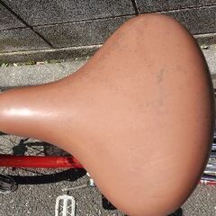 自転車 ママチャリ　赤 レッド