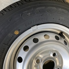 ブリヂストン　タイヤ　ホイール付き　145/80R12 4本セット