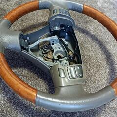 トヨタ　ウィンダム　木目調ステアリング