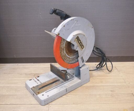 【ヤ取終了4/15】≪ZJ398ジ≫通電OK RIDGID/リジッド 14インチ ドライカットソー MODEL/614 No.DCS61400659 電動工具/DIY用品 中型機器 木工用/切断機