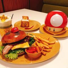 USJ 任天堂マリオエリア キノピオカフェ　マリオバーガーピン