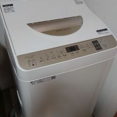 【ネット決済】【白】洗濯機【SHARP】2019年製【ES-T5...