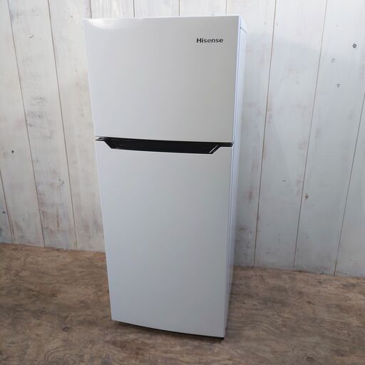 終　2018年製 Hisense ノンフロン 冷凍 冷蔵庫 HR-B1201 120L 2ドア ハイセンス 菊倉MZ