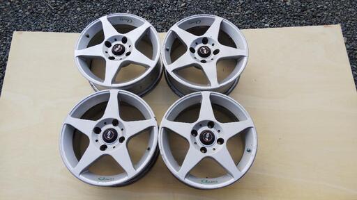 アルミホイール メーカー不明 15インチ 6.5j ホイール 4本 アルミホイール メーカー不明 15インチ 6.5j ホイール 4本
