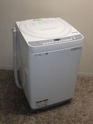 洗濯機 7k 美品中古☆シャープ 2018年 ES-T711-W 分解洗浄済み☆ｷﾗｷﾗ 大容量