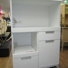 R368 NITORI ニトリ キッチンボード ダリア DAHLIA-80MRB コンセント付 