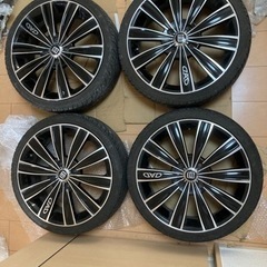 D.A.Dギャルソン グレイブホイールタイヤ付き4本セット