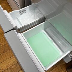 ◎B773 東芝 5ドア冷蔵庫 GR-R41G-S シルバー 右開き 内容量：411 