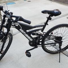 引渡し予定者有り【引取限定】ハマー　マウンテンバイク　ダブルサスペンション　26インチ