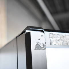 【ジモ取引終了11/10】≪zy158≫良品 STメタルズ/タテヤマアドバンス 内照式 スタンド サイン/看板 幅60cm 高142cm 蛍光灯/FL-40W 0829-03