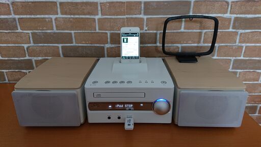 JVC コンポ EX-S1-M \u0026 iPod touch（第４世代)