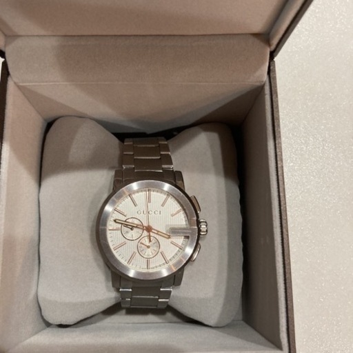初回限定】GUCCI メンズ Gクロノ クロノグラフ YA101201 腕時計 