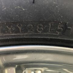 スタッドレスタイヤ　アルミホイール、保管ラック付き　値下げしました