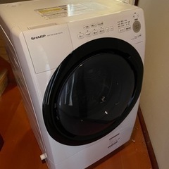 【値下げしました】シャープ製　ドラム式洗濯機