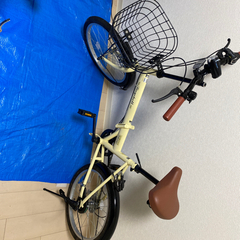 【ネット決済】折り畳み自転車　未使用に近い美品　室内保管、使用5回未満