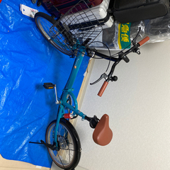 【ネット決済】折り畳み自転車　未使用に近い美品、使用5回未満、室内保管
