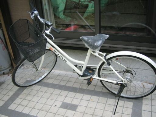受け渡し予定者がいますので問い合わせは終了です　　電動自転車　RUNFUN　シマノ6段変速　 LEDライト 　リチウムイオン