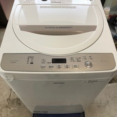 SHARP ES-G555C 5.5kg 2017年　洗濯機