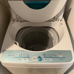 【4月16・17・18日譲渡】シャープ洗濯機