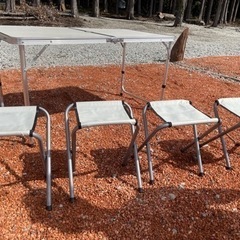 テーブル、椅子　キャンプ
