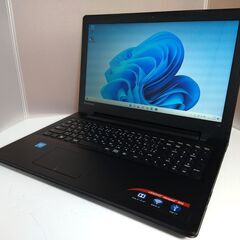 レノボ ideapad300｜Win11｜新品バッテリー｜SSD...