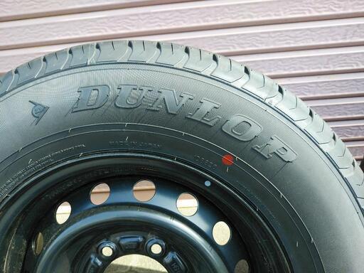 ハイエース新車外し DUNLOP SP 175 4本【北海道札幌市引取り限定
