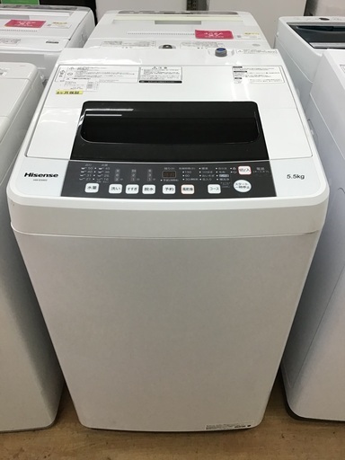 【トレファク神戸新長田】Hisenseの5.5kg（2019年製）全自動洗濯機です!!!【取りに来れる方限定】