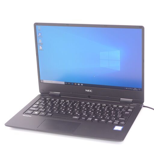 中古美品 12インチ 軽量 薄型 ノートパソコン NEC PC-VKT12HZG1 高速SSD Wi-Fi有 第7世代 Core i5 8GB 無線 Bluetooth Win10 Office