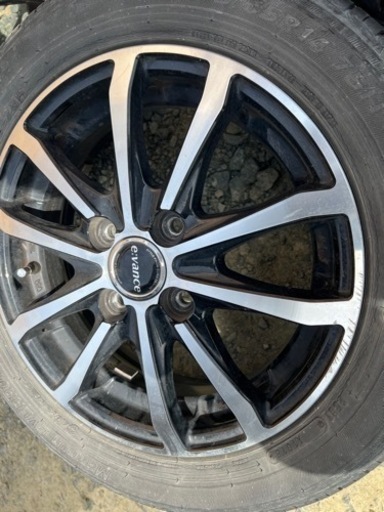 軽自動車全般に！タント ムーヴ  ワゴンR N-BOX 155/65R14 アルミホイールセット 夏タイヤ