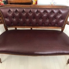 アンティークチェア　サロンチェア3点セット値下げしました