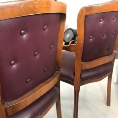 アンティークチェア　サロンチェア3点セット値下げしました